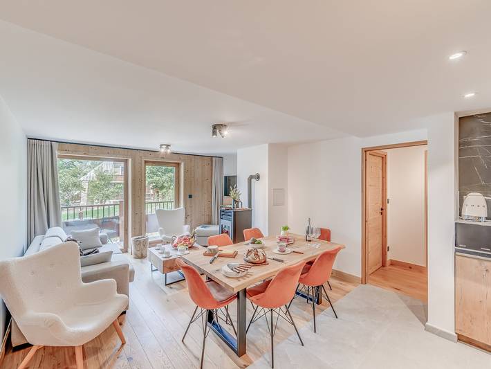 Ganze Wohnung, Charmante gemütliche Wohnung, 6 Pers, Balkon, WLAN inkl in Champagny-en-Vanoise, Vanoise-Massiv