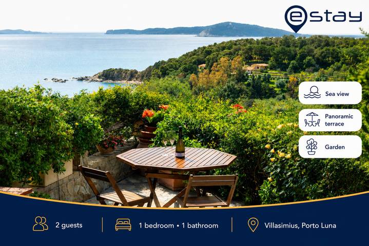 Vakantiehuis voor 2 personen, with Uitzicht op zee and Balkon/Terras as well as Balkon and Terras in Simius