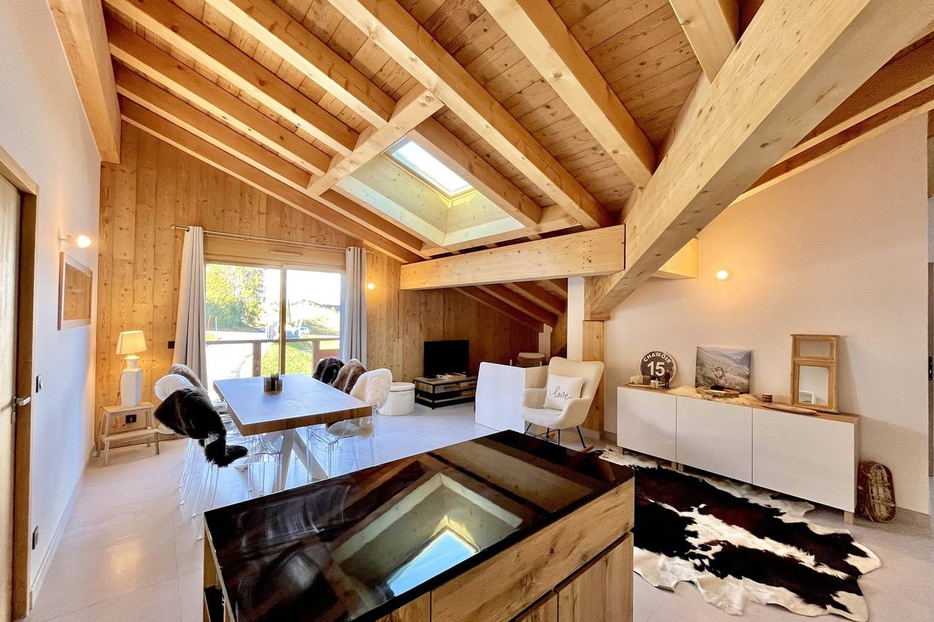 Ganze Wohnung, Comfortable stay 200m from the ski lifts in Combloux, Pays du Mont-Blanc