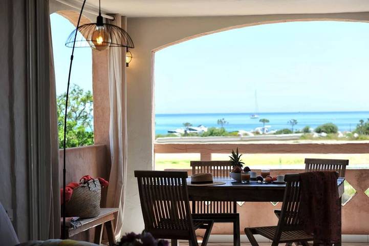Gîte pour 4 personnes, avec balcon, animaux acceptés dans Plage de Saint Cyprien (Lecci)
