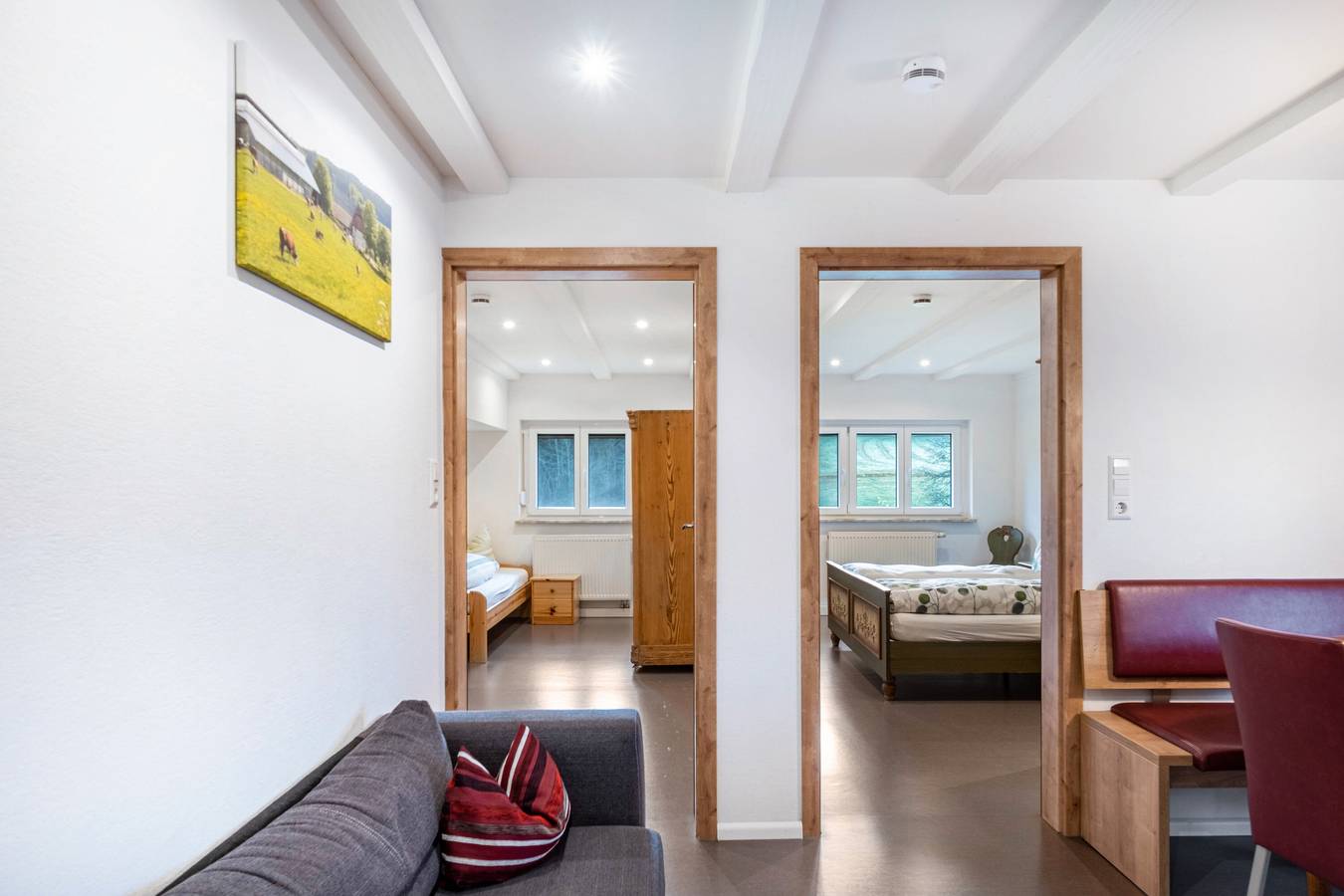 Ganze Wohnung, Ferienwohnung „Weideblick“ mit Blick in die Natur, Sitzplatz im Garten mit Grill und Wifi in Sankt Georgen im Schwarzwald, Mittlerer Schwarzwald