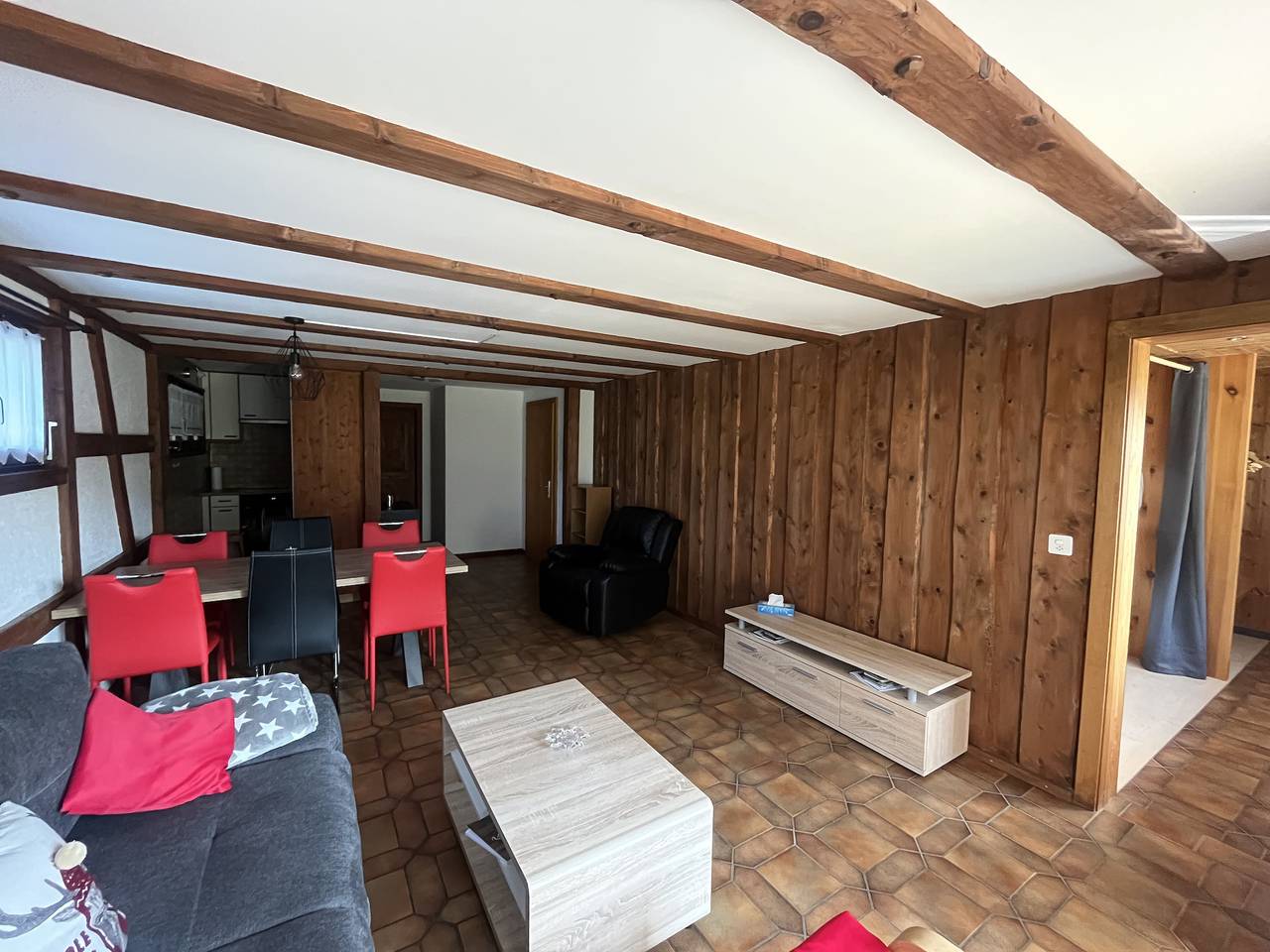 Ganze Ferienwohnung, Appartement  - Le Renouveau - Ferienwohnung für 1-4 Pers. in Montfaucon, Kanton Jura