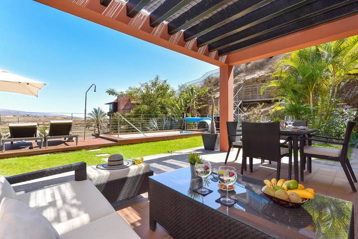 Casa rural para 4 personas, con piscina además de jardín y terraza, Se admiten mascotas en Salobre - 4