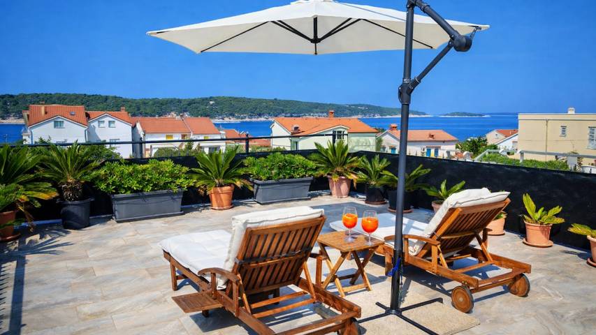 Villa für 4 Personen, mit Garten auf Rab