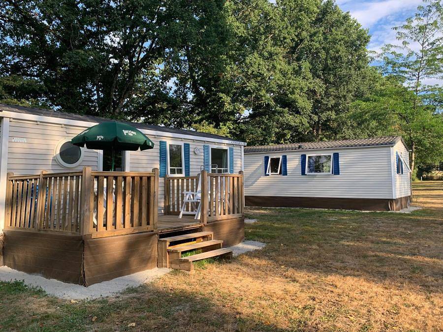 Camping des Bains - Mobilheim 6 personen - O'Hara 834 in Saint-Honoré-les-Bains, Naturpark Morvan