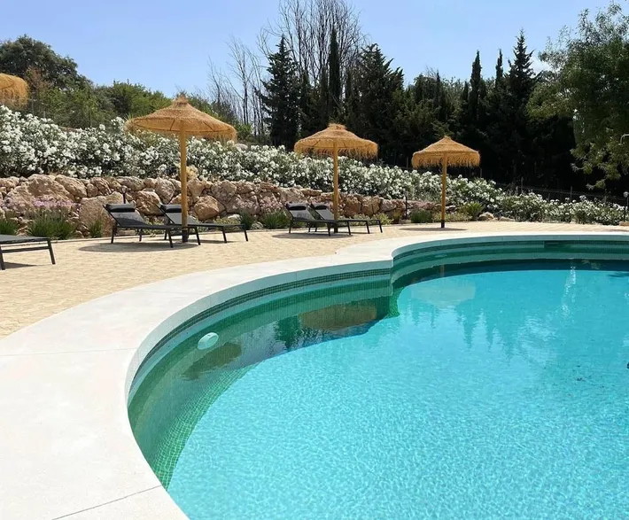 Appartement de vacances pour 2 personnes, avec piscine ainsi que vue et jardin - 1