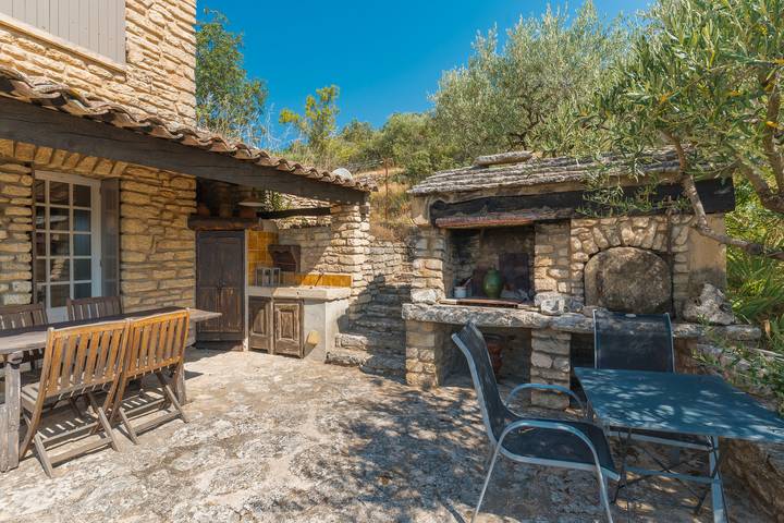 Maison de vacances pour 6 personnes, avec jardin à Gordes