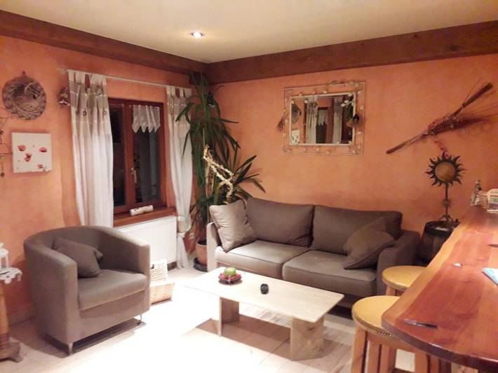 Location de vacances pour 3 personnes, avec Terrasse ainsi que Jardin et Vue à Sainte-Croix-aux-Mines