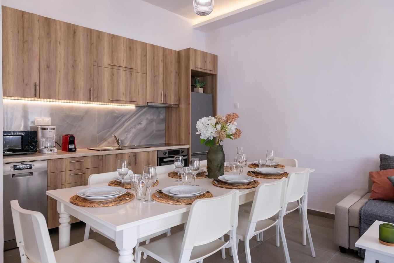 Ganze Wohnung, Ferienwohnung für 8 Personen mit Balkon in Iraklio-Heraklion und Umgebung