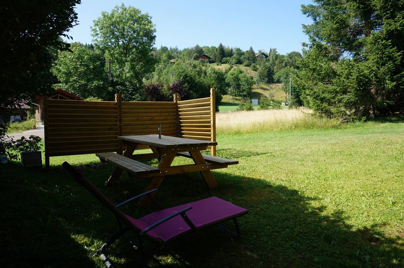 Studio entier, Gîte de vacances 2 personnes : "Le Bois Gentil", Jura in Foncine-le-Haut, Parc naturel régional du Haut-Jura
