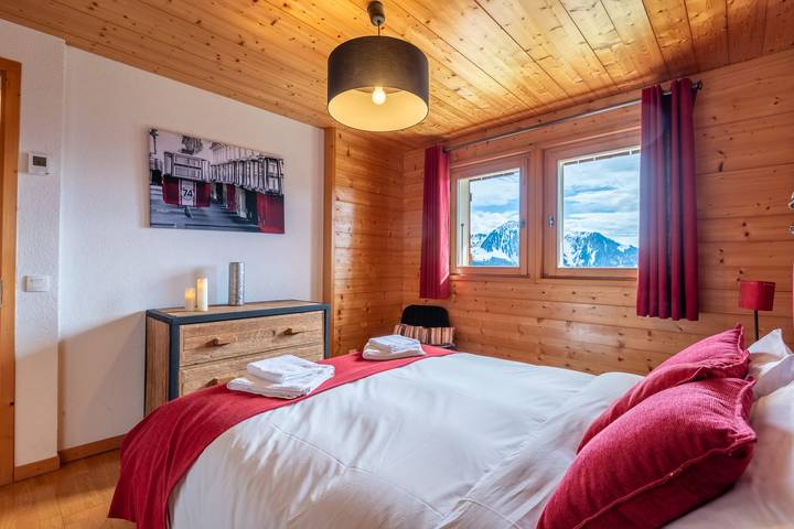 Chalet pour 8 personnes, avec Balcon et Terrasse ainsi que Jardin et Sauna à Manigod - 4