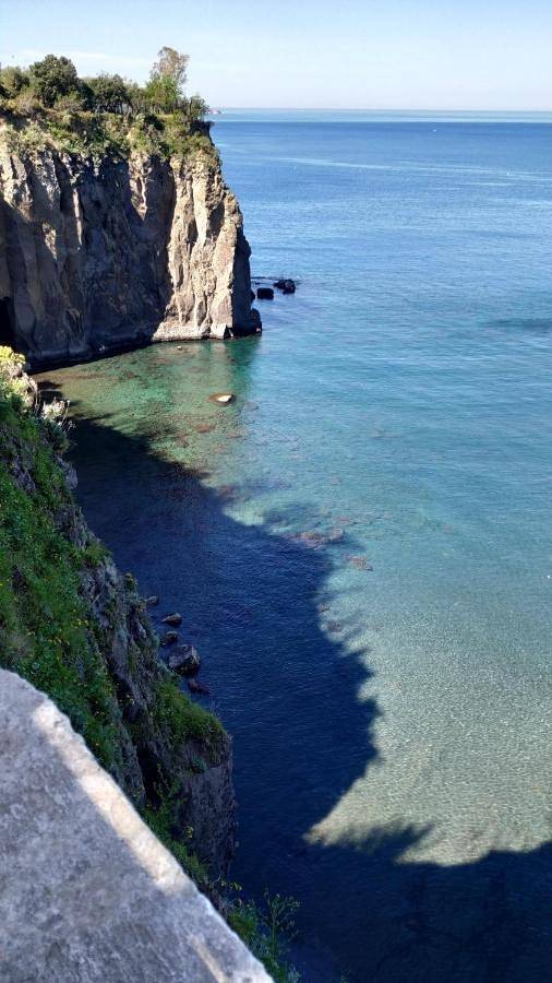 Quadruple Room with Sea View in Meta, Sorrento Coast