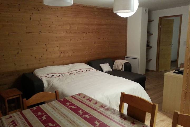 Ganze Wohnung, 4-Zimmer-Maisonette-Wohnung 80 m2 Montchavin La Plagne renoviert in Bellentre, La Plagne-Tarentaise
