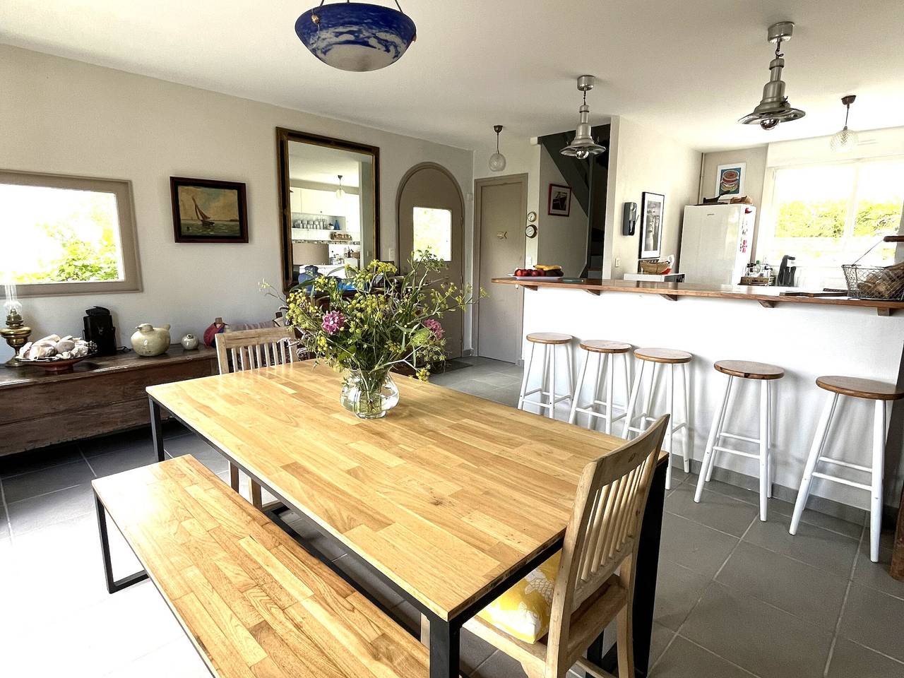 Casa familiar cerca playa Groix, jardín y garaje in Groix, Côte des Mégalithes