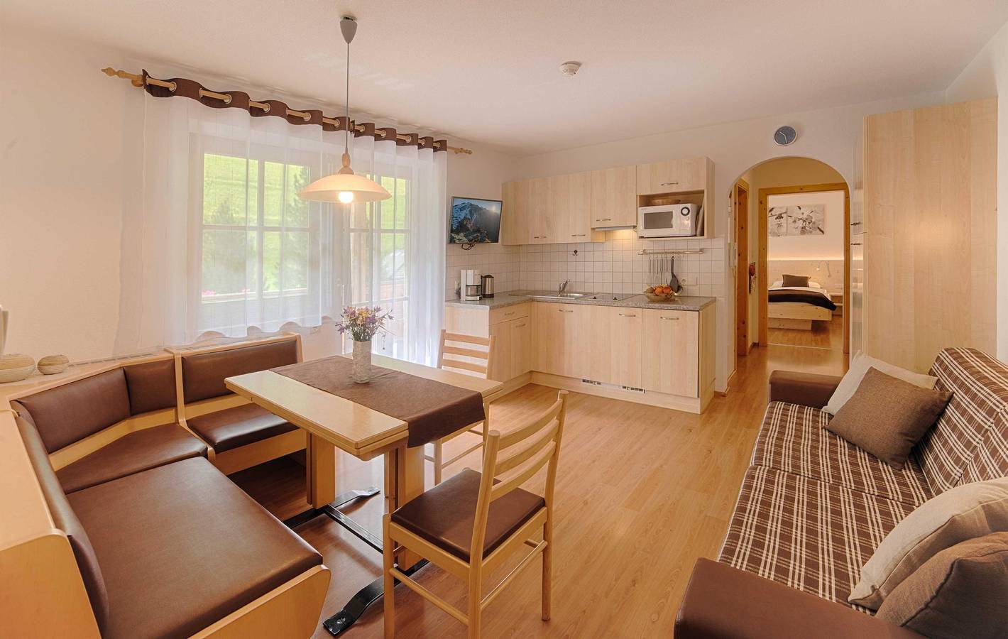 Hel lägenhet, Apartment "Löfflerblick B Plus Turnerkamp" with Mountain View, Wi-Fi, Sauna & Jacuzzi in Ahrn-dalen, Alpi Aurine