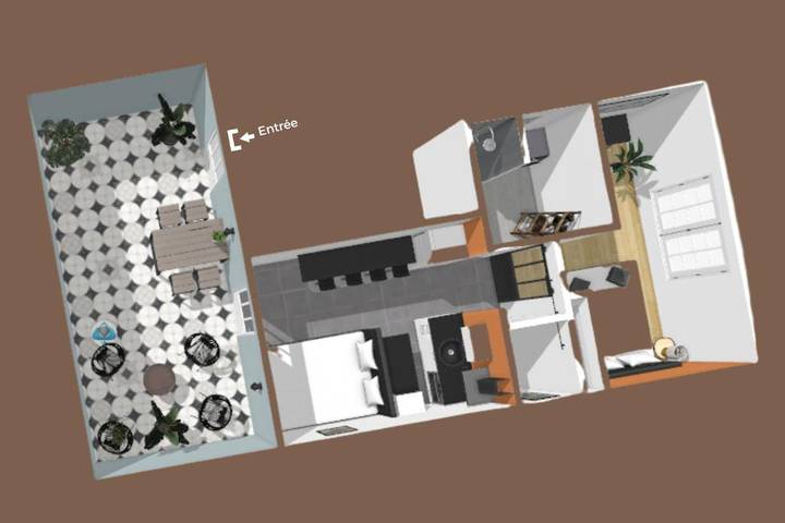 Gîte pour 4 personnes, avec terrasse à Bourg-en-Bresse - 3