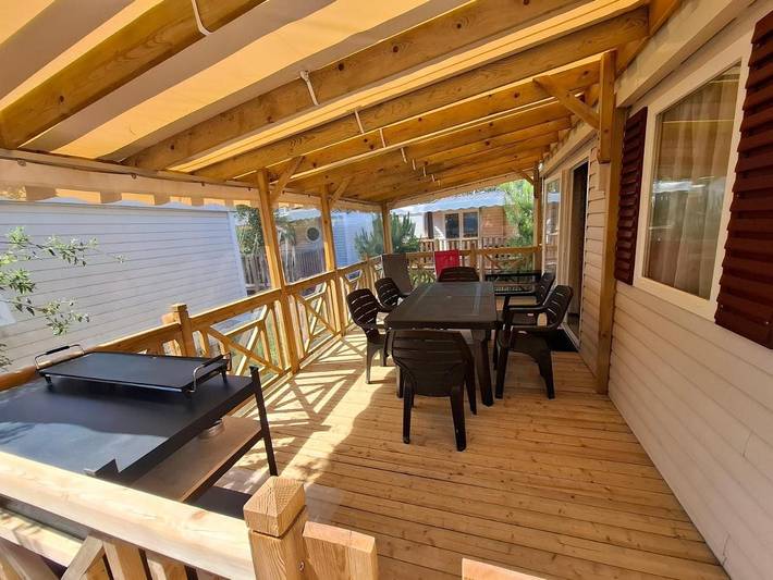 Camping pour 6 personnes, avec jardin, animaux acceptés dans Claouey - 3