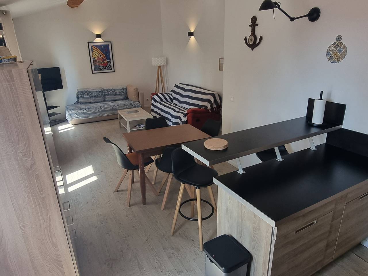 Apartamento entero, Encantador apartamento T3 cerca del muelle, 4 pers. in La Côte Vermeille, Port-Vendres