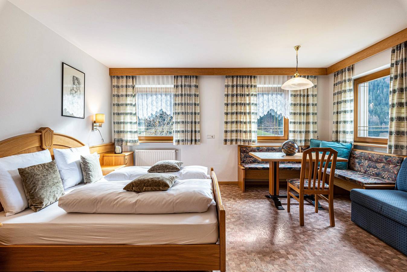 Ganze Wohnung, Ferienwohnung 'Ciasa Alfred' mit Bergblick, Wlan & Balkon in La Villa, Abtei