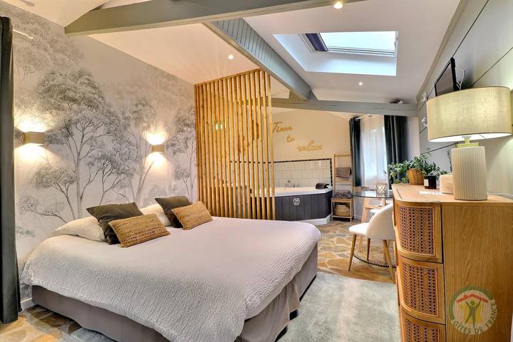 Maison de vacances pour 2 personnes, avec Terrasse ainsi que Jardin et Vue à Mont-Dol