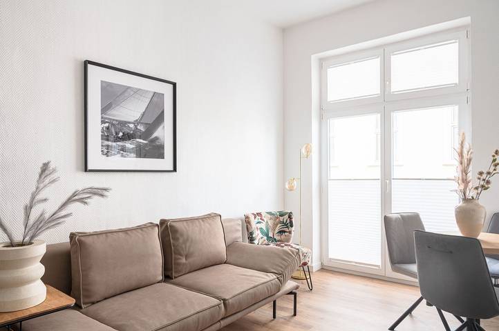 Ferienwohnung für 2 Personen, mit Balkon in Rostock