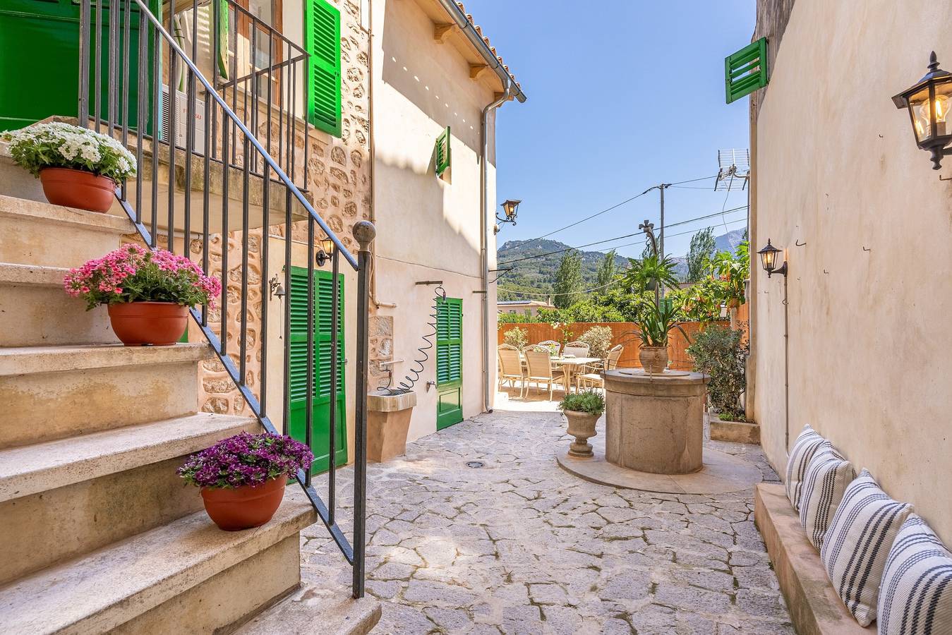 Ferienhaus Casa Tramuntana mit Bergblick, Wlan, Garten und Terrasse in Sóller, Mallorca Westen