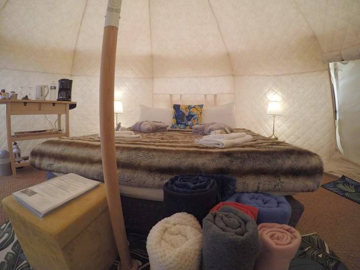 Tente pour 2 personnes, avec jardin dans Indre - 4