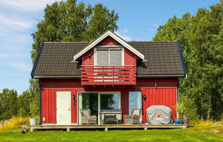 Ferienhaus für 6 Personen mit Garten in Dalslands Kanal