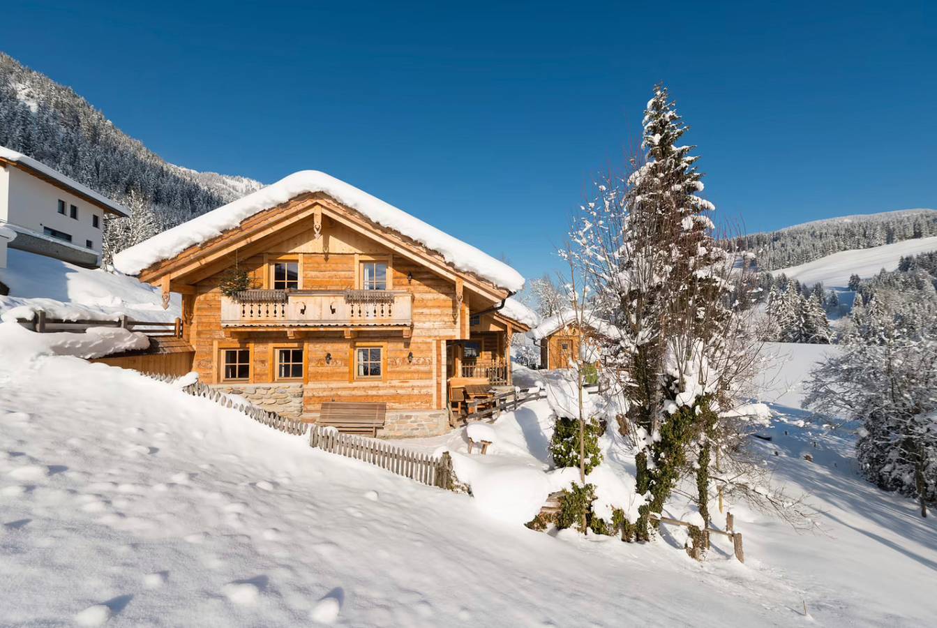 Chalet  mit Hotpot, Saunahütte Steinbock by Fewo-Plancom St. Martin (Stma104) in Sankt Martin am Tennengebirge, Tennengau