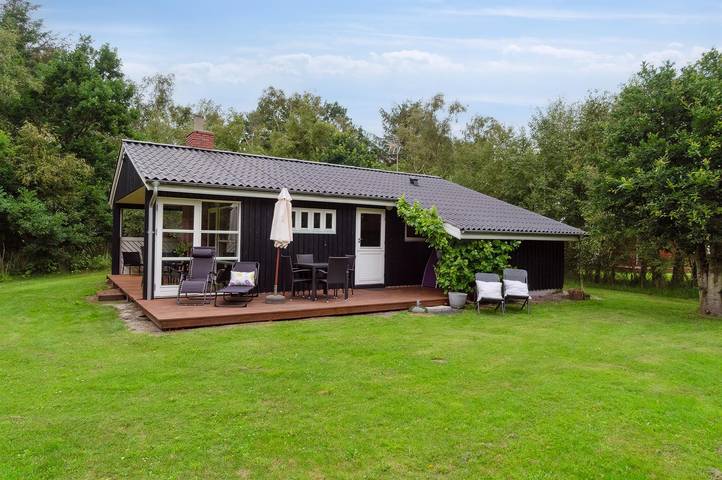 Ferienhaus für 5 Personen, mit Terrasse und Garten sowie Sauna am Mariagerfjord