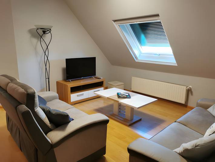 Appartement entier, Appartement « Gîte De L'oie Blanche » avec Wi-Fi et climatisation in Blodelsheim, Région de Guebwiller