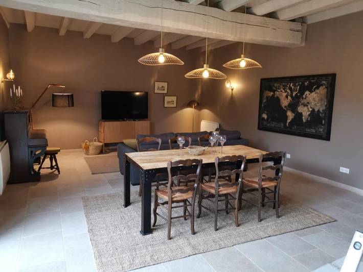 Location de vacances pour 8 personnes, avec Terrasse ainsi que Jardin et Sauna à Rouvray