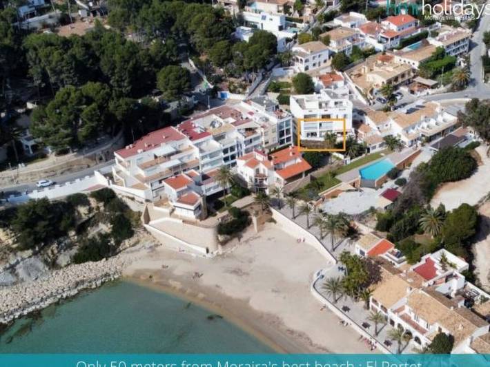 Location de vacances pour 4 personnes, avec terrasse dans Cala El Portet