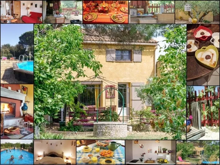 Appartement de vacances pour 4 personnes, avec vue ainsi que jardin et piscine, animaux acceptés - 1