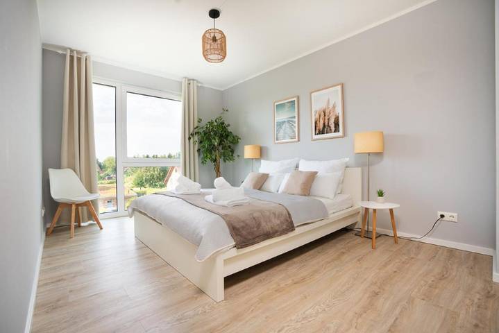 Ferienwohnung für 4 Personen, mit Ausblick und Terrasse, mit Haustier in Zarrentin am Schaalsee