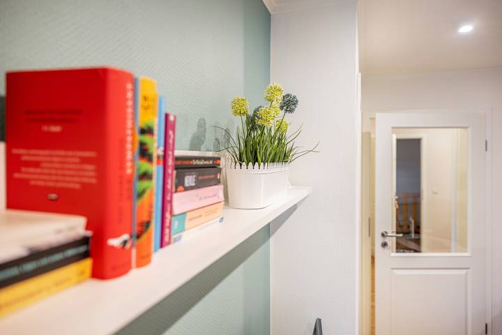 Ganze Wohnung, Ferienwohnung 'Ferienhof Paulsen - Austernfischer' mit Gemeinschaftsgarten, Balkon und Wlan in Tammensiel, Pellworm