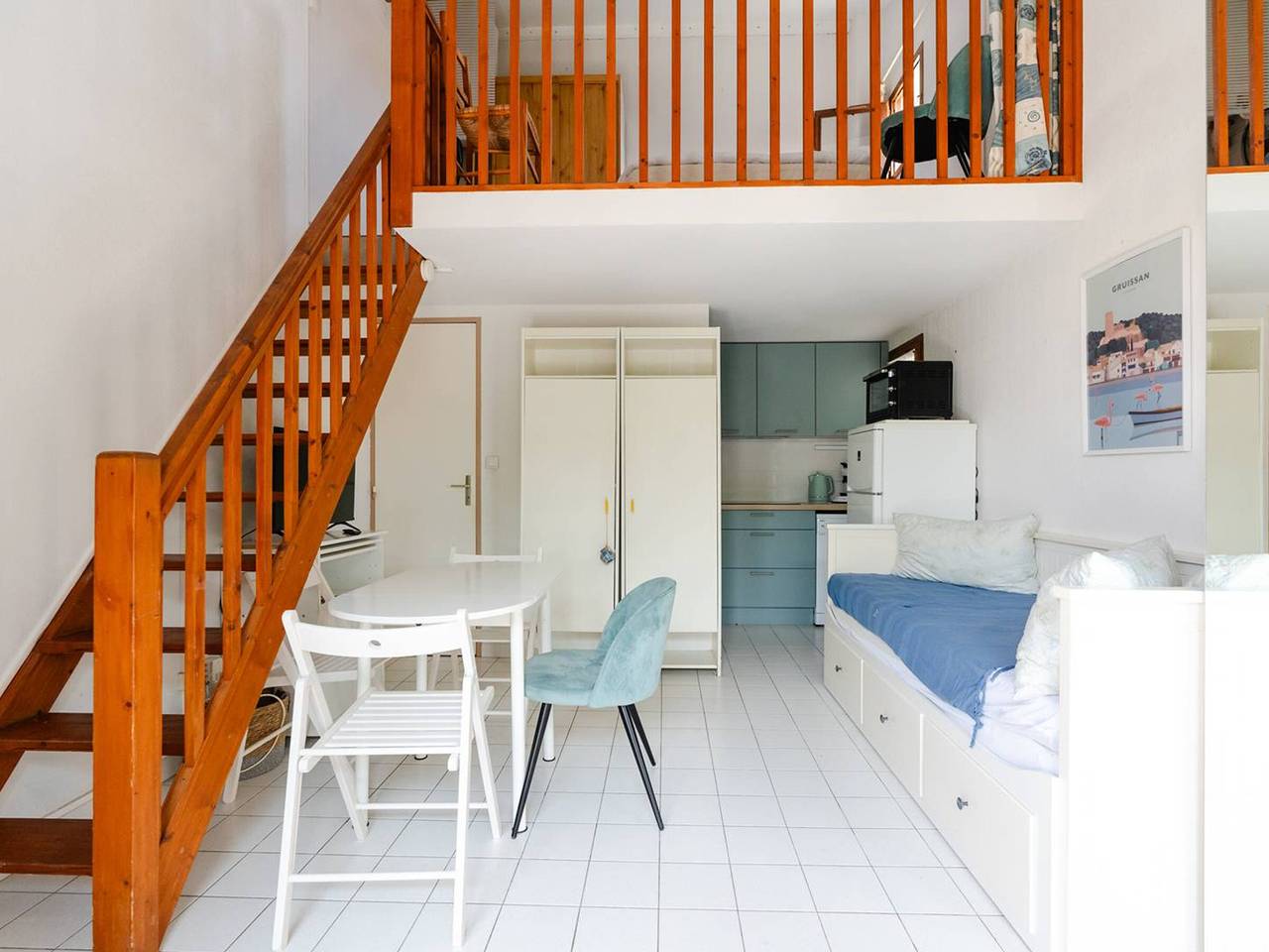 Studio-Pavillon mit Klimaanlage nahe am Strand und Parkplatz in Gruissan (Ville), Gruissan