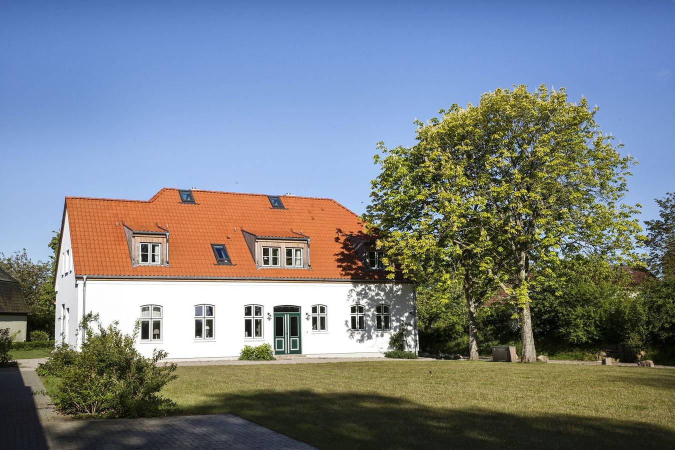 Großes Ferienhaus mit Blick auf die Ostssee, Kamin und Sauna in Geltinger Birk, Pommerby
