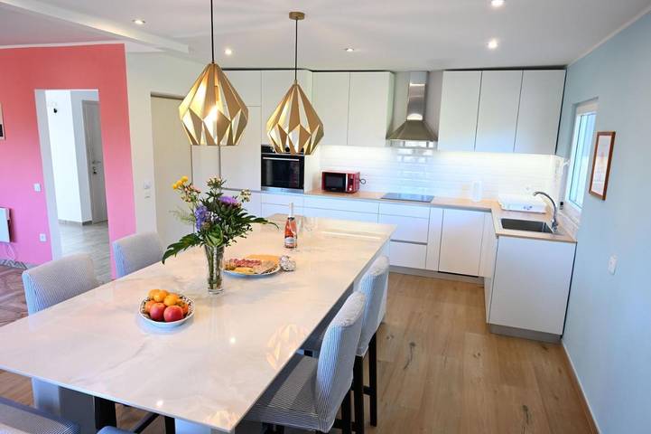 Ferienwohnung für 14 Personen, mit Garten und Ausblick