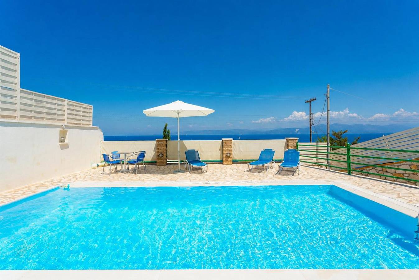 Villa für 6 Personen mit Meerblick in Ieromonachos, Paxos