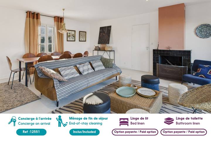 Location de vacances pour 8 personnes, avec terrasse et jardin dans Le Gillieux - 3