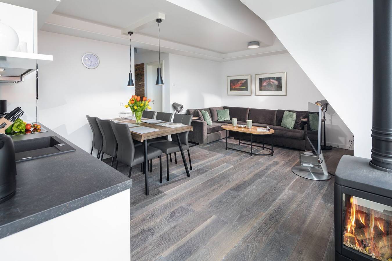 Geheel appartement, Vakantieappartement voor 5 personen met terras in Norderney