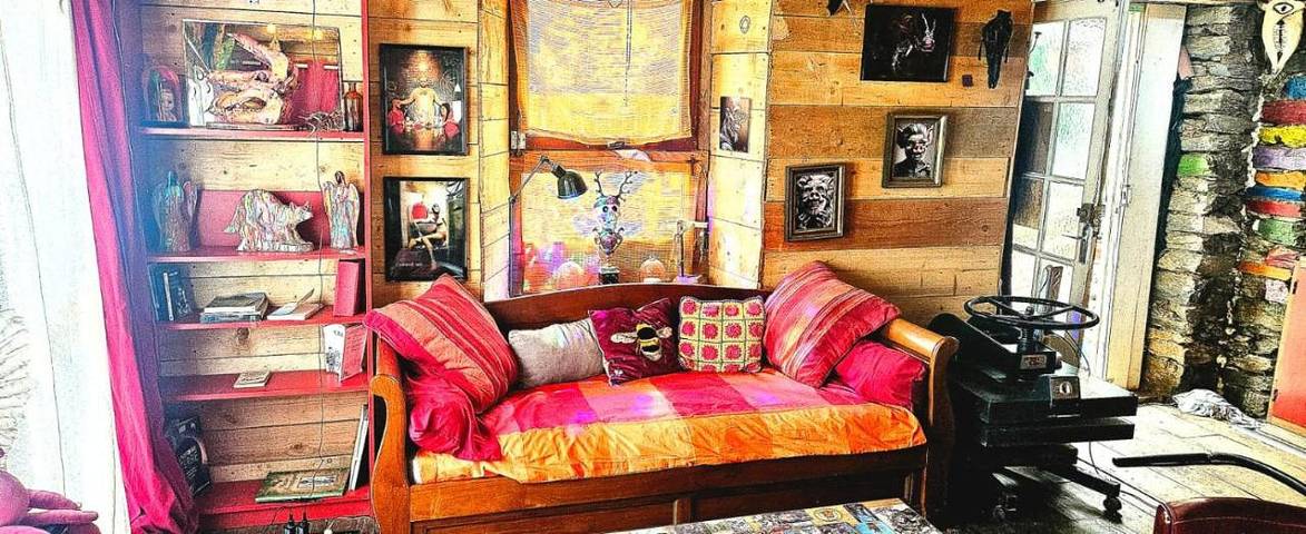 Maison de vacances pour 3 personnes, avec vue et terrasse