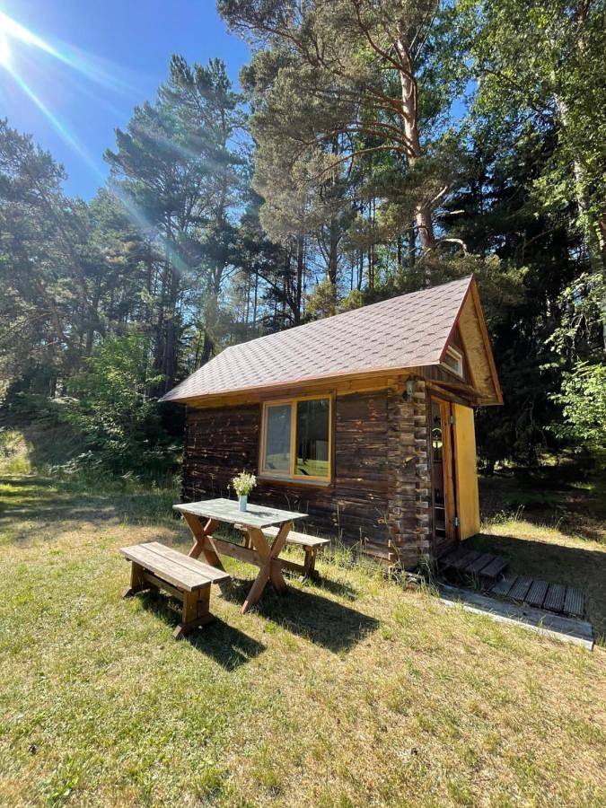 Camping voor 4 personen, met Tuin en Sauna in Letland