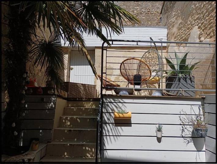 Location de vacances pour 4 personnes, avec terrasse, animaux acceptés à Saint-Fort-sur-Gironde
