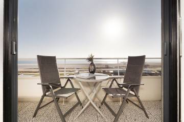 Ferienwohnung für 3 Personen, mit Balkon, mit Haustier in Burgtiefe