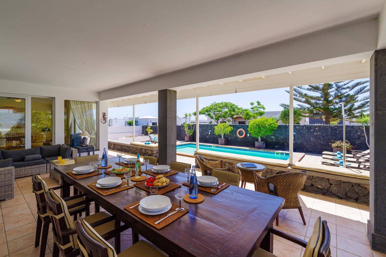 Villa für 6 Personen mit Garten in Puerto Calero, Yaiza