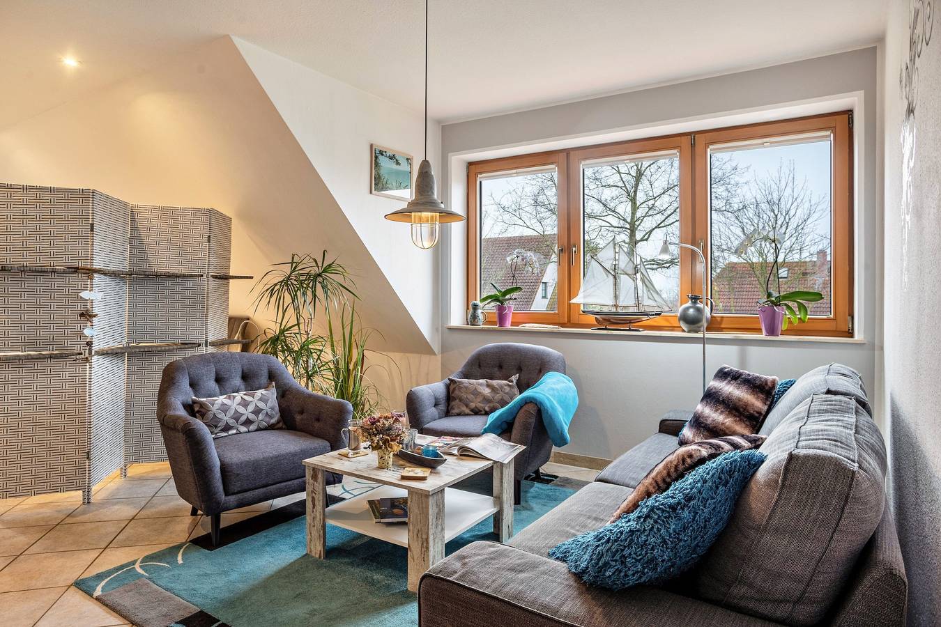 Apartamento entero, Apartamento 'am Weidenring' con jardín compartido y Wi-Fi in Langendorf (Lüssow), Lüssow
