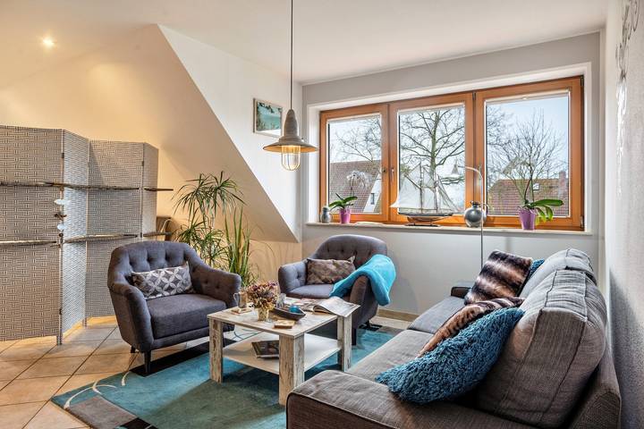 Ganze Wohnung, Ferienwohnung 'am Weidenring' mit Gemeinschaftsgarten und Wlan in Langendorf (Lüssow), Lüssow