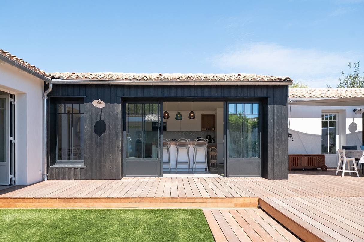 Appartement de vacances entier, Archipel - Maison familiale rénovée avec piscine quartier de la Cible in Saint-Martin-de-Ré, Île de Ré